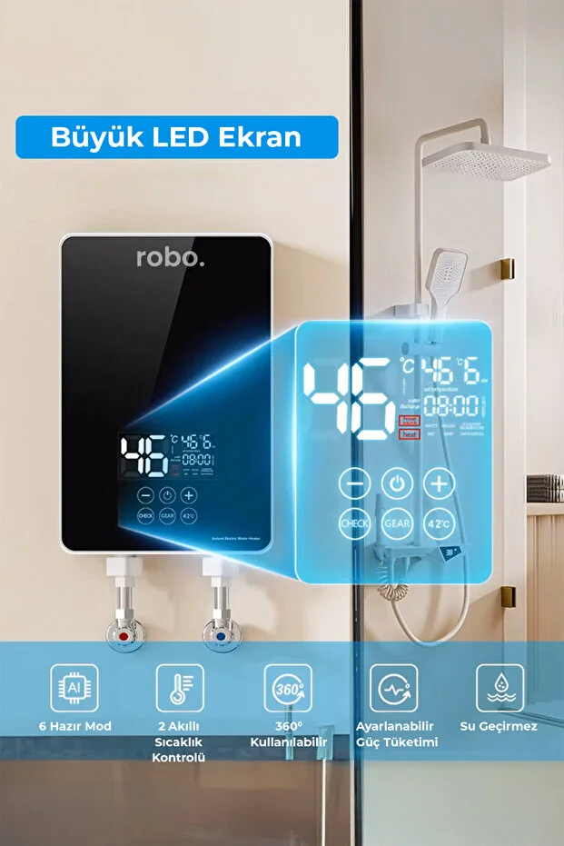 Dijital Akıllı Şofben